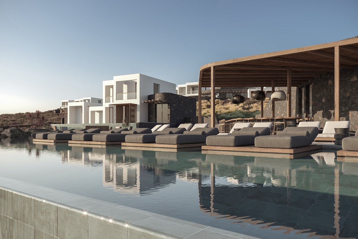 Magma Resort Santorini The Unbound Collection by Hyatt Pool