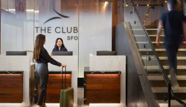 Rezeption the Club SFO Zugang mit Priority Pass durch Kreditkarte
